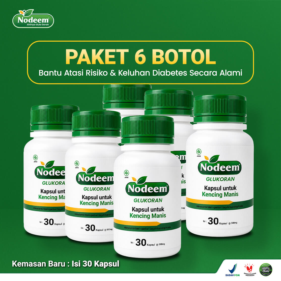 Nodeem Paket 6 Botol